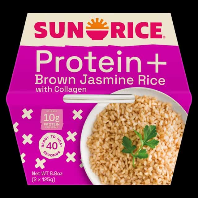 SunRice Protein+ Brown Jasmine Rice with Collagen image