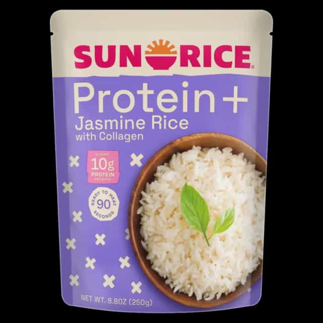 Product image of SunRice Protein+ Jasmine Rice with Collagen